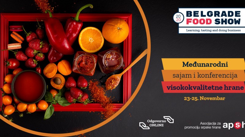 Poziv na online poslovne susrete u okviru sajma Belgrade Food Show 2020