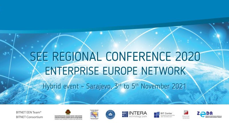 Poziv na Regionalnu konferenciju Evropske preduzetničke mreže za Jugoistočnu Evropu , 04.11. 2021. 